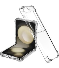 Ntech Samsung Z Flip 5 Hoesje Siliconen Shockproof