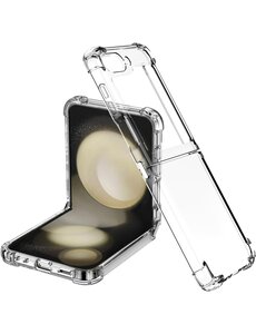 Ntech Samsung Z Flip 5 Hoesje Siliconen Shockproof
