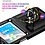 Ntech Hoesje Geschikt Voor Samsung Galaxy Z Flip 5 hoesje met Ring Houder - Anti-Shock Hybrid Armor case - Zwart