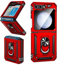 Ntech Samsung Galaxy Z Flip 5 hoesje met Ring Houder