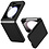Ntech Hoesje Geschikt Voor Samsung Galaxy Z Flip 5 hoesje Carbon Fiber Slim Protective Cover zwart - Hoesje Hoesje Geschikt Voor Samsung Galaxy Z Flip 5 Silicone hoesje