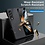 Ntech Hoesje Geschikt Voor Samsung Galaxy Fold 5 hoesje Carbon Fiber Slimcover Protective Cover zwart - Hoesje Hoesje Geschikt Voor Samsung Galaxy Fold 5 Silicone hoesje
