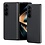 Ntech Hoesje Geschikt Voor Samsung Galaxy Fold 5 hoesje Carbon Fiber Slimcover Protective Cover zwart - Hoesje Hoesje Geschikt Voor Samsung Galaxy Fold 5 Silicone hoesje