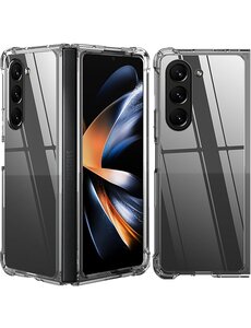 Ntech Samsung Fold 5 Hoesje Siliconen Shockproof