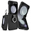 Ntech Hoesje Geschikt Voor Samsung Galaxy Flip 5 hoesje zacht siliconen met Ring Zwart - Galaxy Flip 5 Silicone hoesje Liquid backcover