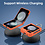 Ntech Hoesje Geschikt Voor Samsung Galaxy Flip 5 hoesje zacht siliconen met Ring Oranje - Galaxy Flip 5 Silicone hoesje Liquid backcover