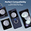 Ntech Hoesje Geschikt Voor Samsung Galaxy Flip 5 hoesje zacht siliconen met Ring Navy - Galaxy Flip 5 Silicone hoesje Liquid backcover