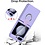 Ntech Hoesje Geschikt Voor Samsung Galaxy Flip 5 hoesje zacht siliconen met Ring Lila - Galaxy Flip 5 Silicone hoesje Liquid backcover