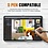 Ntech Screenprotector Geschikt voor Samsung Galaxy Tab S10 Plus/S9 Plus/S9 FE Plus/S7 FE 5G/S8+ 12.4 Inch  screenprotector tempered glass 2pack - Galaxy Tab S10 Plus (12.4 inch) Screen Protector