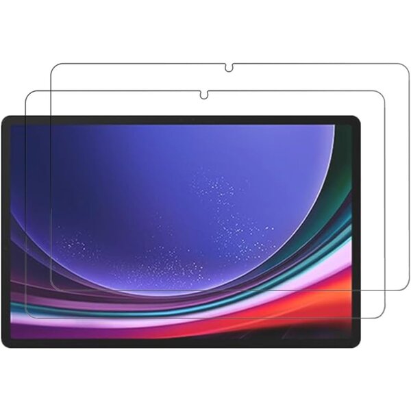 Ntech Screenprotector Geschikt voor Samsung Galaxy Tab S10 Plus/S9 Plus/S9 FE Plus/S7 FE 5G/S8+ 12.4 Inch  screenprotector tempered glass 2pack - Galaxy Tab S10 Plus (12.4 inch) Screen Protector
