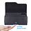 Merkloos Ntech Universeel Zwart Riem Holster PU Lederen Case voor de OnePlus 7 / 7 Pro / 6