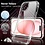 Ntech Hoesje Geschikt voor iPhone 15 Plus transparant Anti Shock silicone met glazen Screenprotector 2 pack