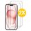 Ntech Screenprotector Geschikt voor 15 - Beschermglas - gehard glas – tempered glass - 2 Stuks