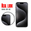 Ntech Full Cover Screenprotector Geschikt voor 15 Pro Max Zwart 2pack | Volledige Beschermglas Tempered Glass | Screenprotector Geschikt voor 15 Pro Max 6.7 Screenprotector