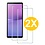 Ntech Geschikt voor Sony Xperia 10V screenprotector Beschermglas - Geschikt voor Sony Xperia 10V Screen protector gehard glas - 2 Stuks