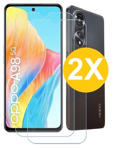 Ntech Oppo A98 screenprotector Beschermglas