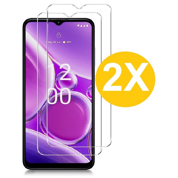 Ntech Screenprotector geschikt voor Nokia G42 screenprotector Beschermglas - Screenprotector geschikt voor Nokia G42 Screen protector gehard glas - 2 Stuks