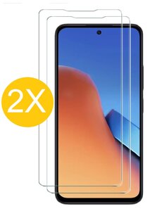 Ntech Xiaomi Redmi 12 screenprotector Beschermglas - 2 Stuks