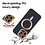 Ntech Hoesje Geschikt voor iPhone 15 Pro Max met magnetisch ring  - Lens beschermer – backcover – Transparant / Goud