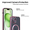 Ntech Hoesje Geschikt voor iPhone 15 Plus met magnetisch ring  - Lens beschermer – backcover – Transparant / Rosegoud