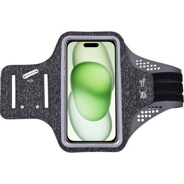 Ntech Hardloop telefoonhouder  Geschikt voor iPhone 15 - Sportarmband -  Reflecterend -Ruimte voor sleutel
