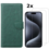 Ntech  Hoesje Geschikt voor iPhone 15 Pro hoesje bookcase met 2x screenprotector – Groen