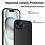 Ntech Hoesje Geschikt voor iPhone 15 hoesje Silicone / zacht siliconen - Liquid Silicone Backcover - Zwart