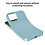 Ntech Hoesje Geschikt voor iPhone 15 hoesje Silicone / zacht siliconen - Liquid Silicone Backcover - Licht Blauw