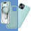 Ntech Hoesje Geschikt voor iPhone 15 hoesje Silicone / zacht siliconen - Liquid Silicone Backcover - Mint Groen