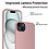 Ntech Hoesje Geschikt voor iPhone 15 hoesje Silicone / zacht siliconen - Liquid Silicone Backcover - Pink Sand