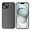 Ntech Hoesje Geschikt voor iPhone 15 Plus – Liquid siliconen Backcover – Zwart