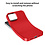 Ntech Hoesje Geschikt voor iPhone 15 Plus – Liquid siliconen Backcover – Rood