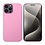 Ntech Hoesje Geschikt voor iPhone 15 Pro – Liquid siliconen Backcover – Roze