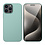 Ntech Hoesje Geschikt voor iPhone 15 Pro – Liquid siliconen Backcover – Mint Groen