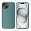Ntech Hoesje Geschikt voor iPhone 15 – Zacht siliconen liquid backcover met 2x screenprotector gehard glas en 1x lens protector – Pine Groen