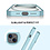 Ntech Hoesje Geschikt voor iPhone 15 – Zacht siliconen liquid backcover met 2x screenprotector gehard glas en 1x lens protector – Licht Blauw