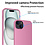 Ntech Hoesje Geschikt voor iPhone 15 Plus – Zacht siliconen liquid backcover met 2x screenprotector gehard glas en 1x lens protector – Licht Roze