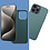 Ntech Hoesje Geschikt voor iPhone 15 Pro – Zacht siliconen liquid backcover met 2x screenprotector gehard glas en 1x lens protector – Pine Groen