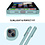 Ntech Hoesje Geschikt voor iPhone 15 Silicone backcover met Magnetisch Ring incl 2x gehard glazen screenprotector & 1x cameraLens protector – Mint Groen