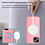 Ntech Hoesje Geschikt voor iPhone 15 Plus Magsafe hoes incl 2x gehard glazen screenprotector & 1x cameraLens protector – Licht Roze