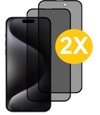 oTronica iPhone 15 Pro Max screenprotector Privacy - 2 Stuks