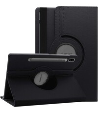 Ntech Hoes Geschikt voor Samsung Galaxy Tab S10 FE / S10 Lite / S9 FE / S9 hoes Zwart