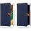 Ntech Hoes Geschikt voor Samsung Galaxy Tab S10 FE / S10 Lite / S9 FE / S9 hoes Donker Blauw – Hoes Geschikt voor Samsung Galaxy Tab S10 FE / S10 Lite / S9 / S9 FE tablet hoes – 360° draaibaar bookcase - Ntech