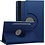 Ntech Hoes Geschikt voor Samsung Galaxy Tab S9 / S9 FE hoes Donker Blauw – Hoes Geschikt voor Samsung Galaxy Tab S9 / S9 FE tablet hoes – 360° draaibaar bookcase - Ntech