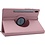 Ntech Hoes Geschikt voor Samsung Galaxy Tab S10 FE / S10 Lite / S9 FE / S9 hoes Rose Goud – Hoes Geschikt voor Samsung Galaxy Tab S10 FE / S10 Lite / S9 / S9 FE tablet hoes – 360° draaibaar bookcase - Ntech