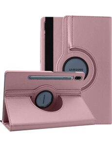 Ntech Hoes Geschikt voor Samsung Galaxy Tab S10 FE / S10 Lite / S9 FE / S9 hoes Rose Goud