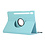 Ntech Hoes Geschikt voor Samsung Galaxy Tab S9 / S9 FE hoes Licht Blauw – Hoes Geschikt voor Samsung Galaxy Tab S9 / S9 FE tablet hoes – 360° draaibaar bookcase - Ntech