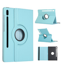 Ntech Hoes Geschikt voor Samsung Galaxy Tab S10 FE / S10 Lite / S9 FE / S9 hoes Licht Blauw