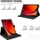 Ntech Hoes Geschikt voor Samsung Galaxy Tab S9 Plus / S9 FE Plus hoes Zwart – Hoes Geschikt voor Samsung Galaxy Tab S9 Plus / S9 FE Plus tablet hoes – 360° draaibaar bookcase - Ntech