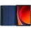 Ntech Hoes Geschikt voor Samsung Galaxy Tab S9 Plus / S9 FE Plus hoes Donker Blauw – Hoes Geschikt voor Samsung Galaxy Tab S9 Plus / S9 FE Plus tablet hoes – 360° draaibaar bookcase - Ntech
